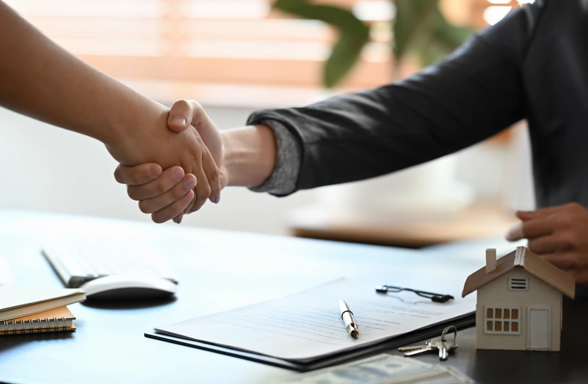 Agreement in real estate office